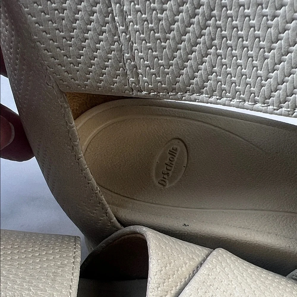 Dr. Scholl's Beige Wedge Sandals